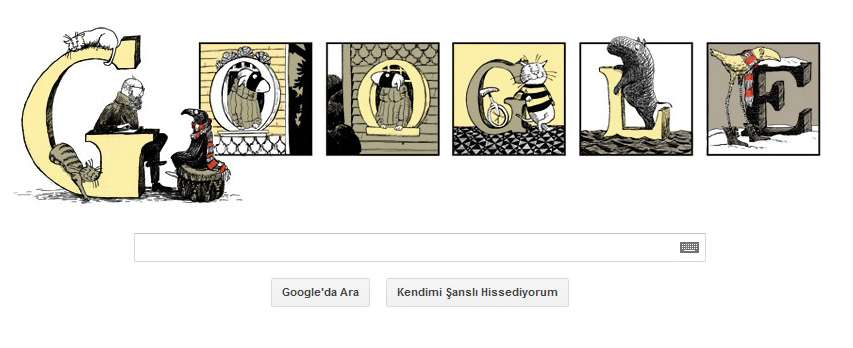 Google'dan Edward Gorey'a özel Doodle - Resim : 1